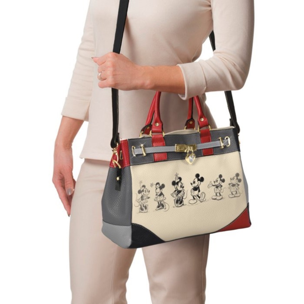 Mickey Mouse And Minnie Mouse Love Story Bradford Exchange handbag